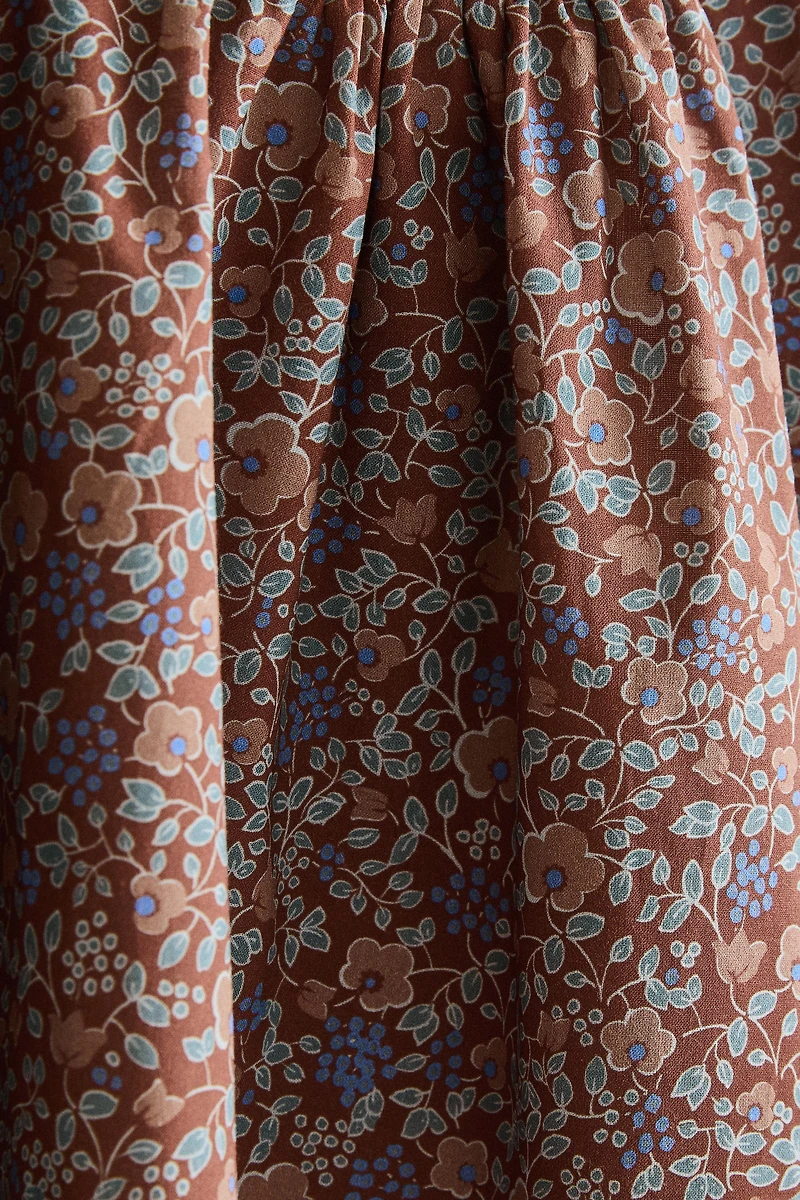 KIDS' FLORAL BEACH DRESS