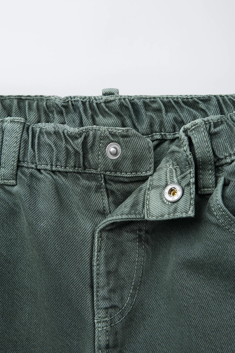 TWILL BAGGY PANTS