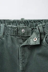 TWILL BAGGY PANTS