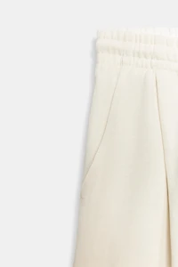 HEAVY COTTON PLEATED SHORTS