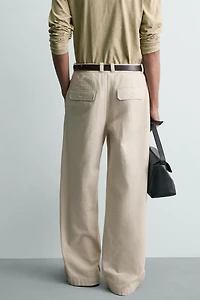 PANTALON CHINO COUPE LARGE