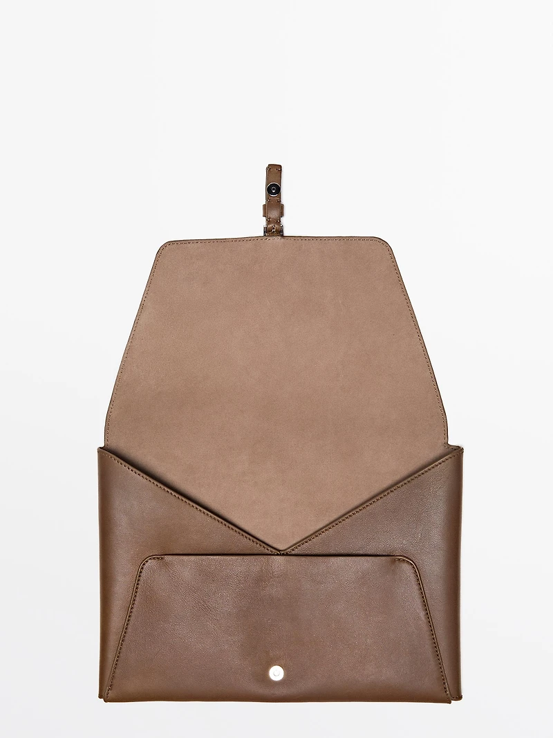 Housse iPad en cuir nappa