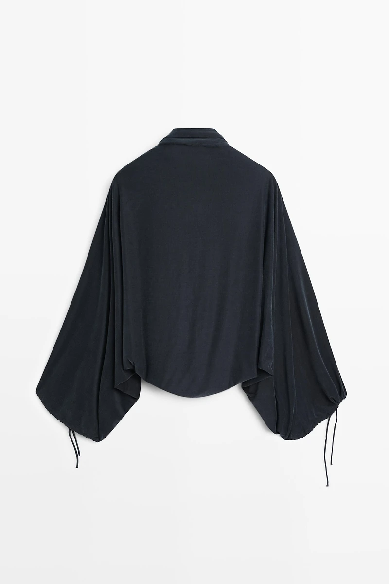 Draped Bolero Top - STUDIO