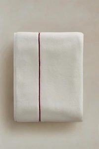 EMBROIDERED TRIM BATH TOWEL