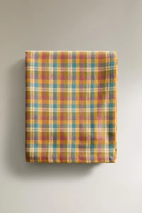 DYED THREAD TABLECLOTH
