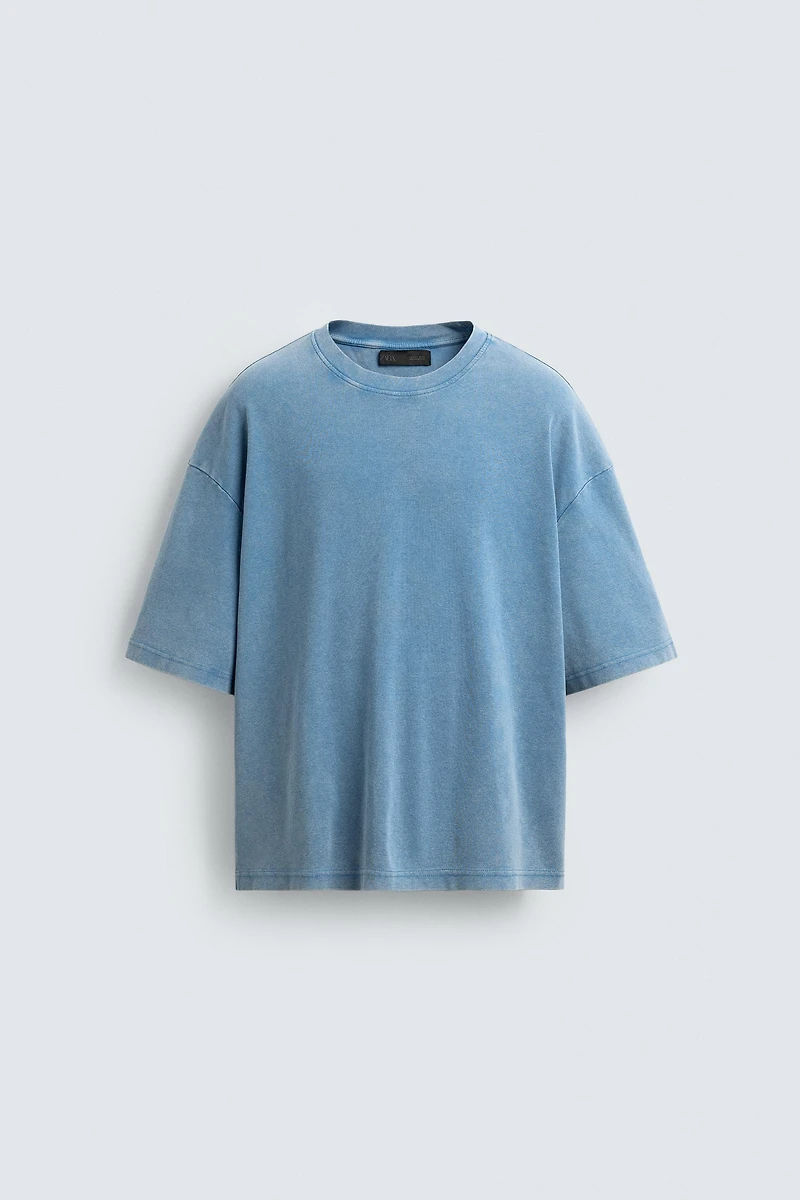 BOXY FIT TEXTURED SWEATSHIRT