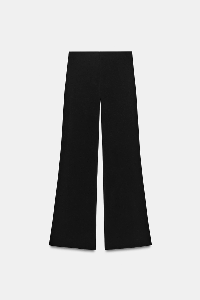 STRETCH WIDE LEG PANTS