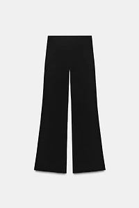 STRETCH WIDE LEG PANTS