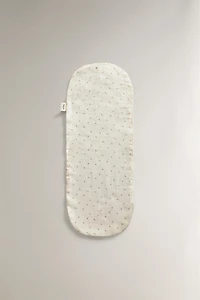 KIDS' SHOULDER BIB WITH FLORAL DESIGN