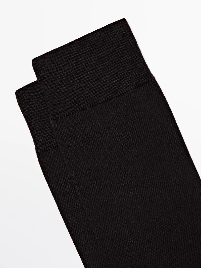 Wool blend socks