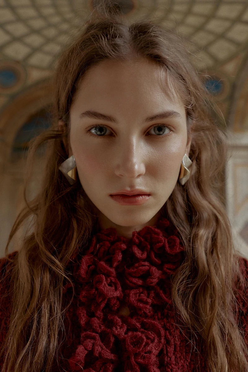 GILET EN MAILLE À FRANGES