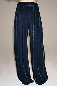 ZW COLLECTION STRIPED PALAZZO TROUSERS