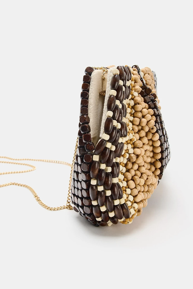 BEADED POUCH BAG