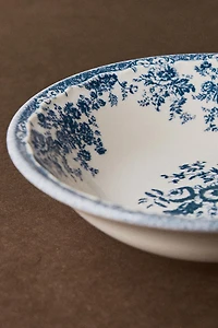 FLORAL EARTHENWARE BOWL