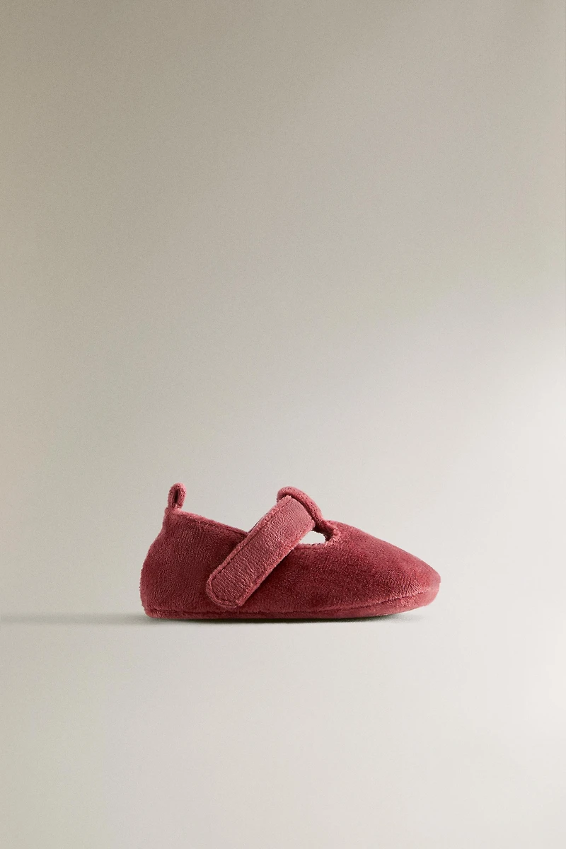 VELVET BALLERINA BOOTIES