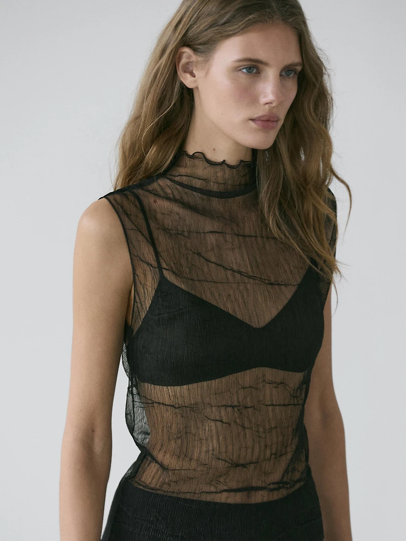 Top col montant transparence