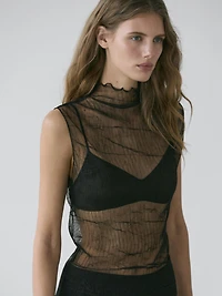 Top col montant transparence