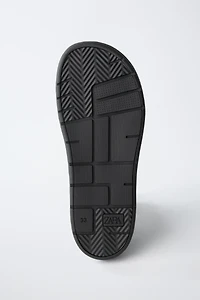 Leather Barefoot School Sneakers