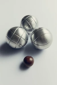 ENSEMBLE DE PÉTANQUE HOUSSE EN CUIR