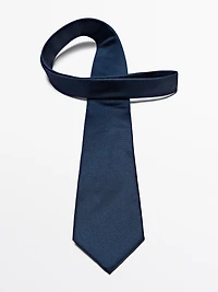 100% silk textured tie