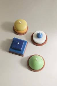 SET OF VETIVER MANGO SCENTED CANDLES (SET OF 4)