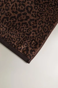 ANIMAL PRINT VELOUR BEACH TOWEL