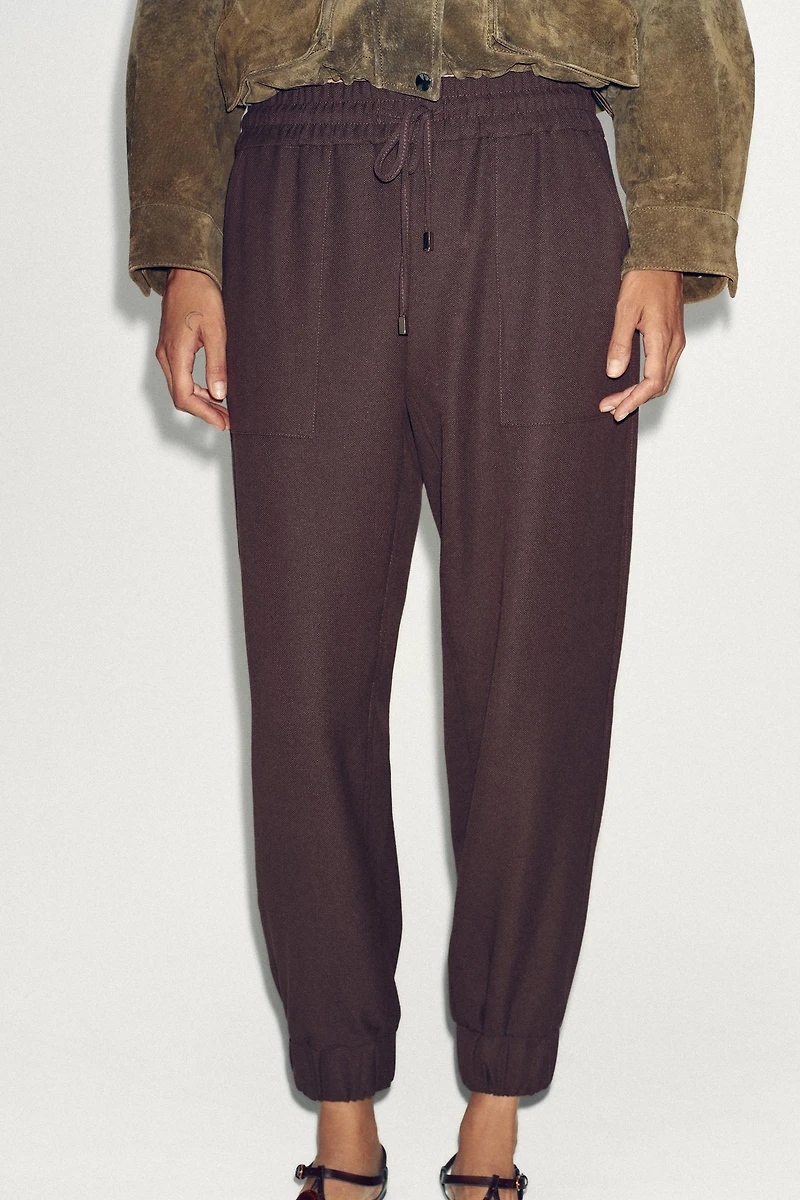CUFFED HEM PANTS
