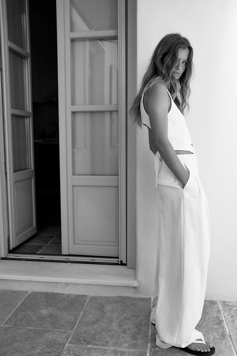 PLEATED PANTS