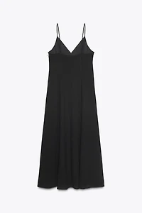 EMBROIDERED MIDI DRESS