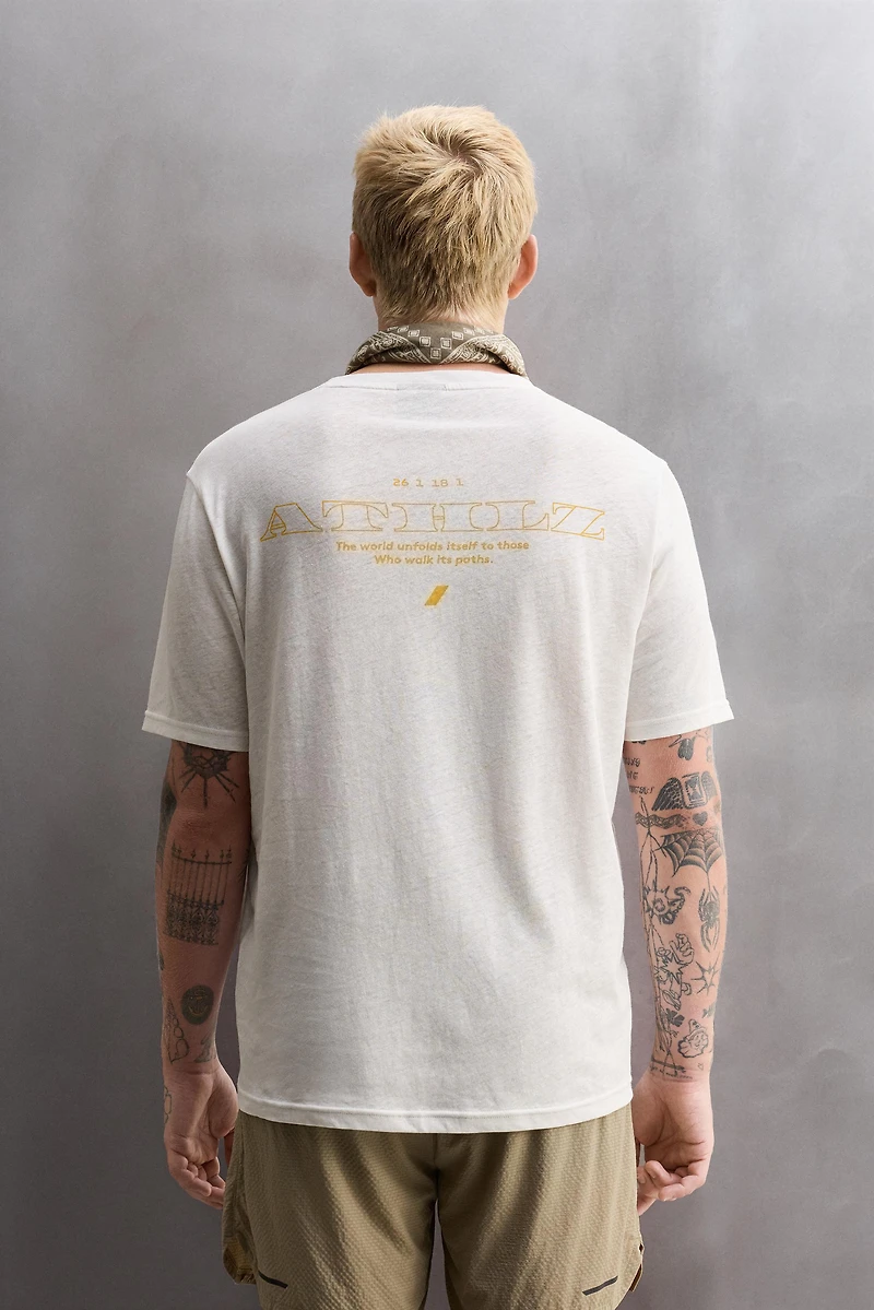 LINEN - COTTON PRINT T-SHIRT