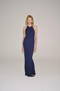 ZW COLLECTION HALTER NECK DRESS