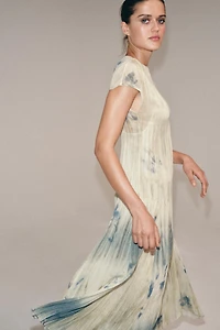 ZW COLLECTION PRINTED MIDI DRESS