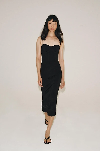 POLYAMIDE MIDI DRESS