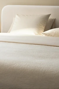 MINI WAFFLE COTTON DUVET COVER