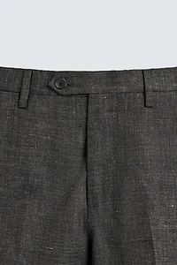 PANTALON REGULAR FIT DE COSTUME STRUCTURÉ