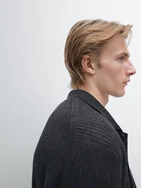 Cardigan en laine mélangée