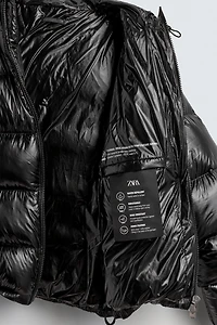 100% FEATHER WATER REPELLENT PUFFER JACKET