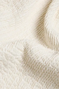 PLEATED TEXTURED BATH MAT