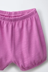 PLAIN T-SHIRT AND BLOOMER SET
