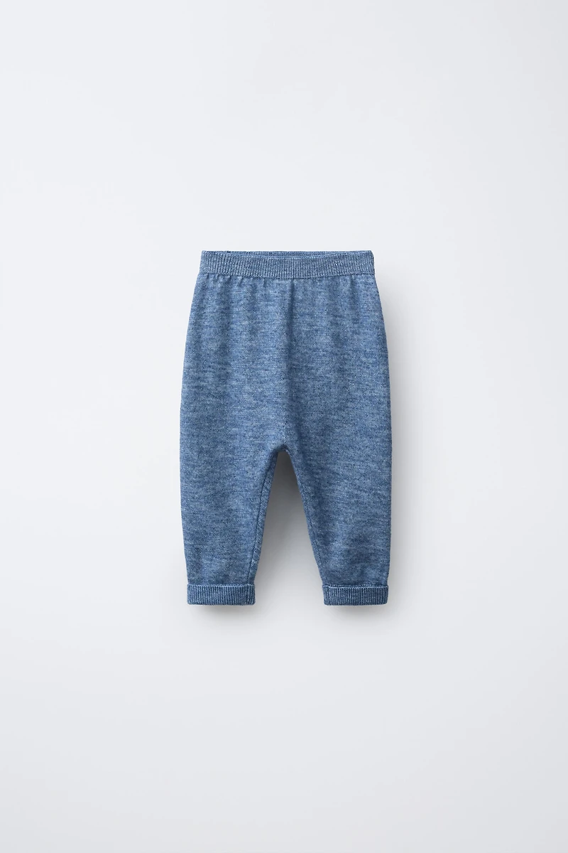 WOOL AND CASHMERE SAROUEL PANTS