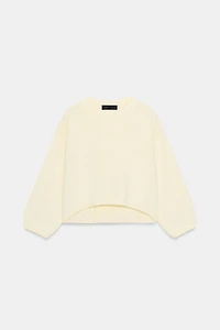 PULL COURT EN MAILLES