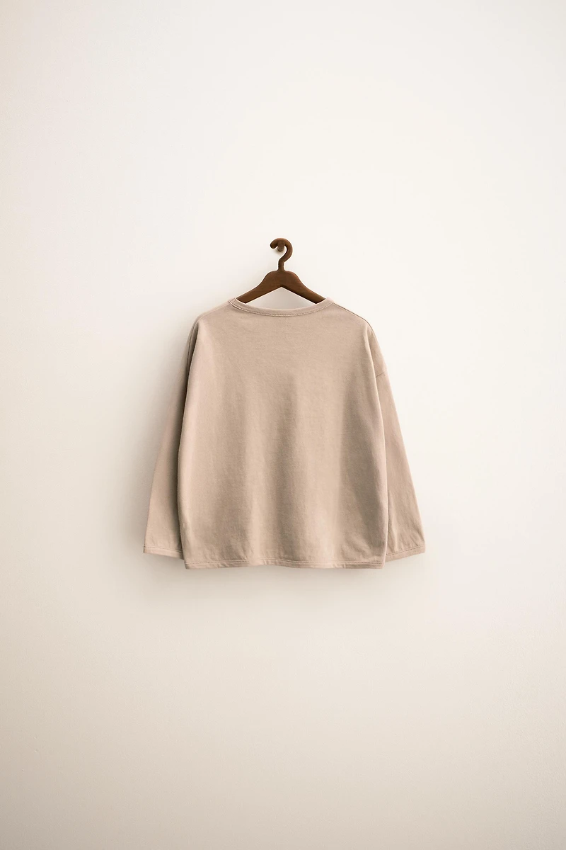 ZARA TIMELESS - T-SHIRT UNI LISERÉS