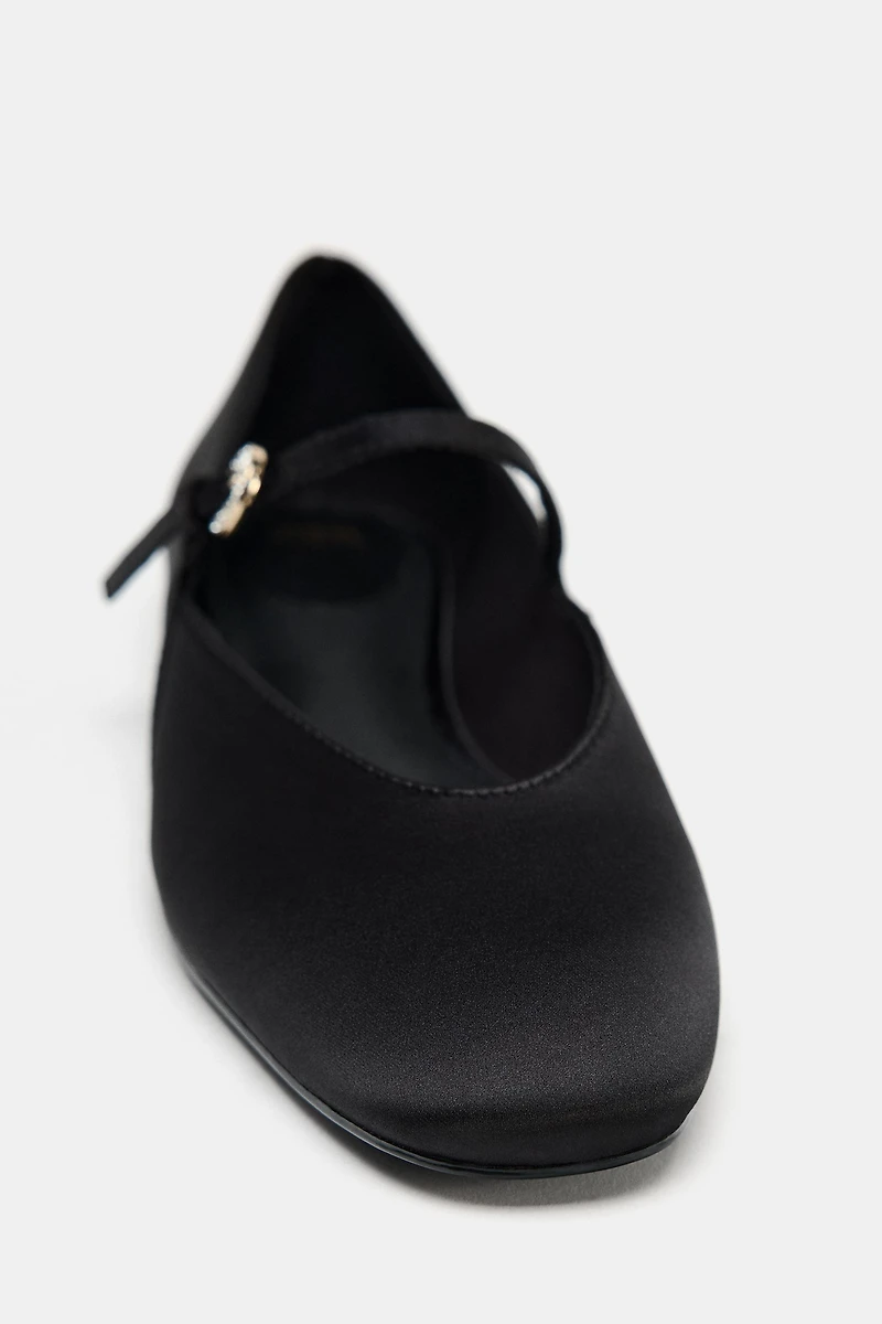SATIN EFFECT BALLET FLATS 50TH ANNIVERSARY