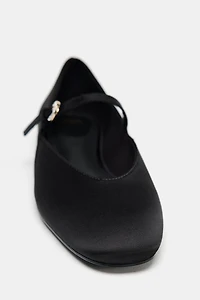 SATIN EFFECT BALLET FLATS 50TH ANNIVERSARY