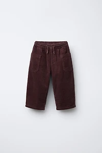 CORDUROY PANTS WITH POCKETS