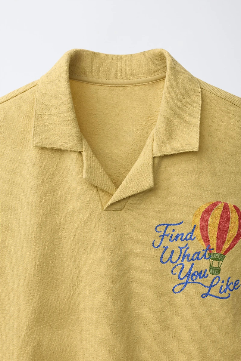 PRINTED POLO SHIRT