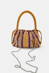 BEADED MINI SHOULDER BAG