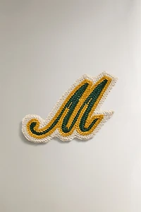 COTTON LETTER M PATCH