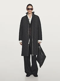 Parka longue matelassée oversize déperlante