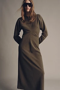 DRAPED MIDI DRESS ZW COLLECTION